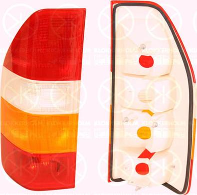 Klokkerholm 35460711 - Combination Rearlight autospares.lv