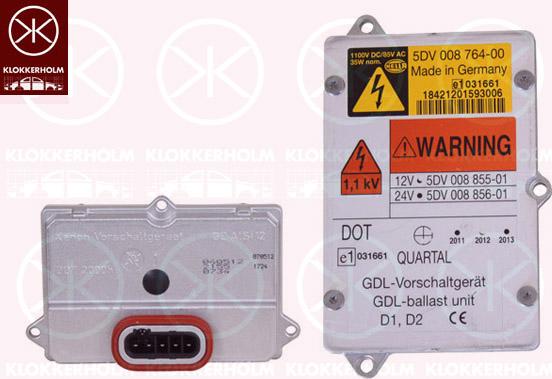 Klokkerholm 35280070A1 - Ballast, gas discharge lamp autospares.lv