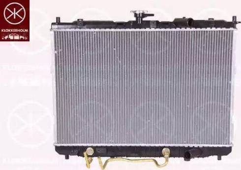 Klokkerholm 3286302073 - Radiator, engine cooling autospares.lv