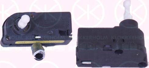 Klokkerholm 25540060 - Control, actuator, headlight range adjustment autospares.lv