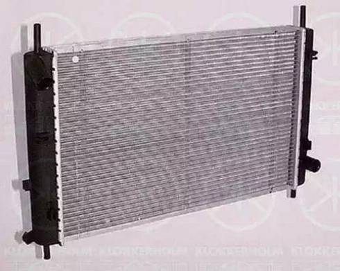 Klokkerholm 2553302165 - Radiator, engine cooling autospares.lv