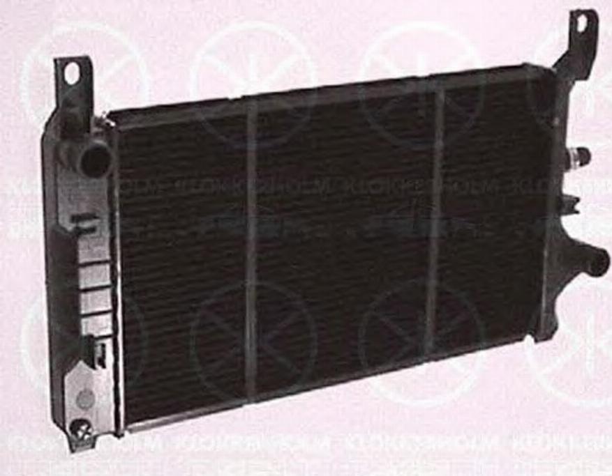 Klokkerholm 2562302127 - Radiator, engine cooling autospares.lv