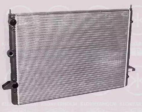 Klokkerholm 2582302135 - Radiator, engine cooling autospares.lv