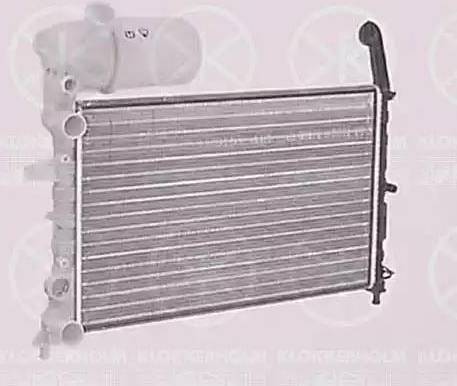 Klokkerholm 2025302101 - Radiator, engine cooling autospares.lv