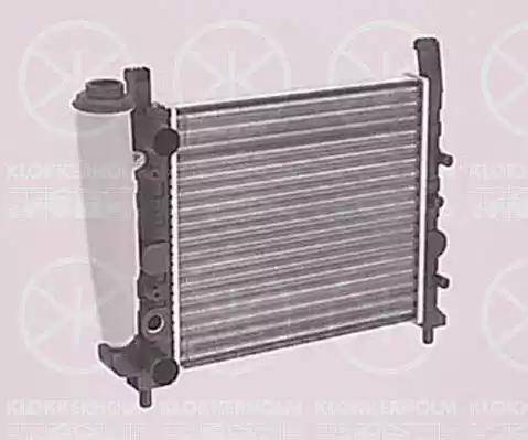 Klokkerholm 2020302076 - Radiator, engine cooling autospares.lv