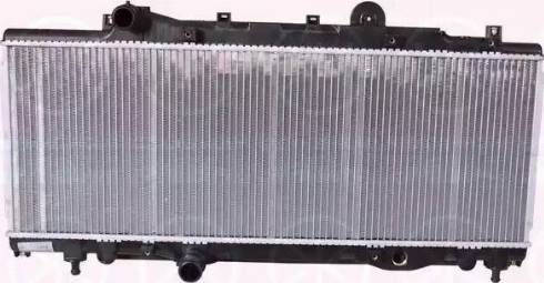 Klokkerholm 2022302148 - Radiator, engine cooling autospares.lv