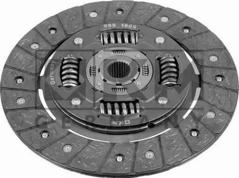 KM Germany 069 1905 - Clutch Disc autospares.lv