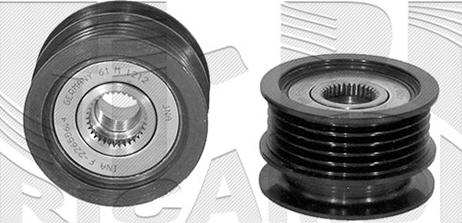 KM International FI9550 - Pulley, alternator, freewheel clutch autospares.lv
