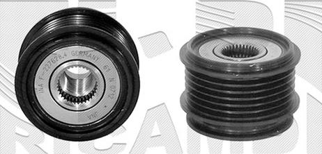 KM International FI9570 - Pulley, alternator, freewheel clutch autospares.lv