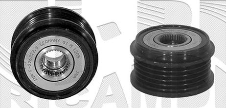 KM International FI9630 - Pulley, alternator, freewheel clutch autospares.lv