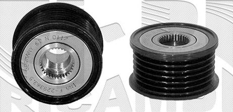 KM International FI9670 - Pulley, alternator, freewheel clutch autospares.lv