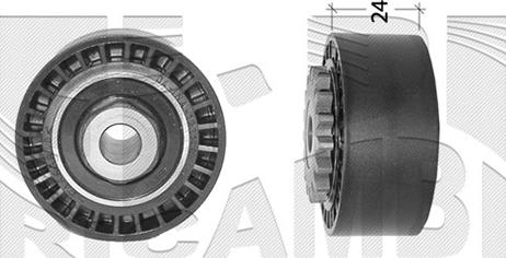 KM International FI5840 - Pulley, v-ribbed belt autospares.lv