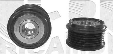 KM International FI10650 - Pulley, alternator, freewheel clutch autospares.lv