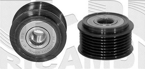 KM International FI10200 - Pulley, alternator, freewheel clutch autospares.lv