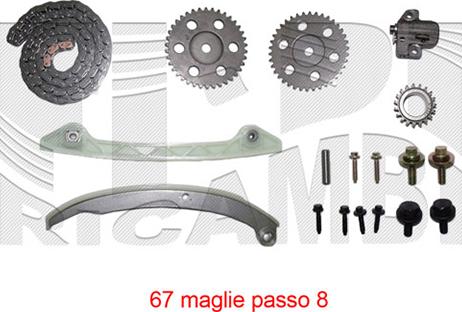 KM International KCD053 - Timing Chain Kit autospares.lv