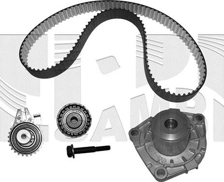 KM International WKFI505 - Water Pump & Timing Belt Set autospares.lv