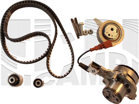 KM International WKFI657A - Water Pump & Timing Belt Set autospares.lv