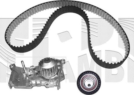 KM International WKFI633 - Water Pump & Timing Belt Set autospares.lv