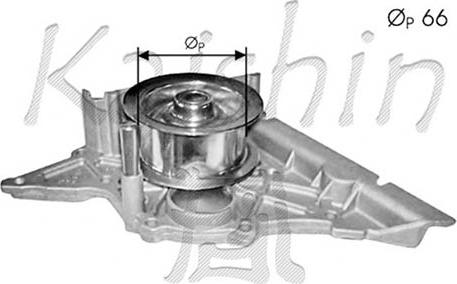 KM International WPK381 - Water Pump autospares.lv