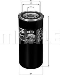 KNECHT HC 12 - Hydraulic Filter, automatic transmission autospares.lv