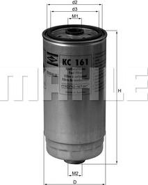 KNECHT KC 161 - Fuel filter autospares.lv