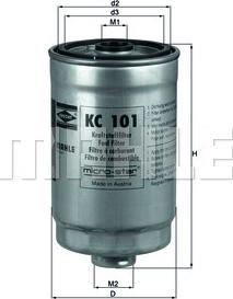 KNECHT KC 101 - Fuel filter autospares.lv