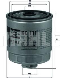 KNECHT KC 111 - Fuel filter autospares.lv