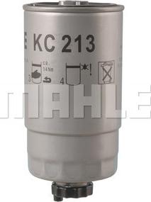 KNECHT KC 213 - Fuel filter autospares.lv