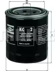 KNECHT KC 2 - Fuel filter autospares.lv