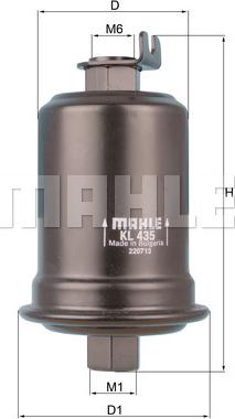 KNECHT KL 435 - Fuel filter autospares.lv