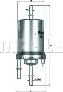 KNECHT KL 156/1 - Fuel filter autospares.lv