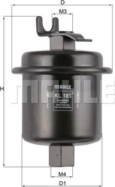 KNECHT KL 185 - Fuel filter autospares.lv