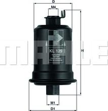 KNECHT KL 129 - Fuel filter autospares.lv