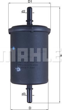 KNECHT KL 248 - Fuel filter autospares.lv