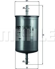 KNECHT KL 71 - Fuel filter autospares.lv