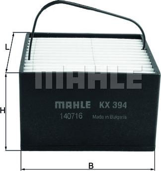 KNECHT KX 394 - Fuel filter autospares.lv