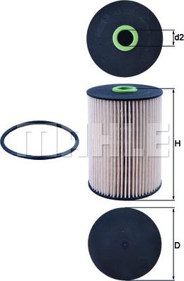 KNECHT KX 228D - Fuel filter autospares.lv