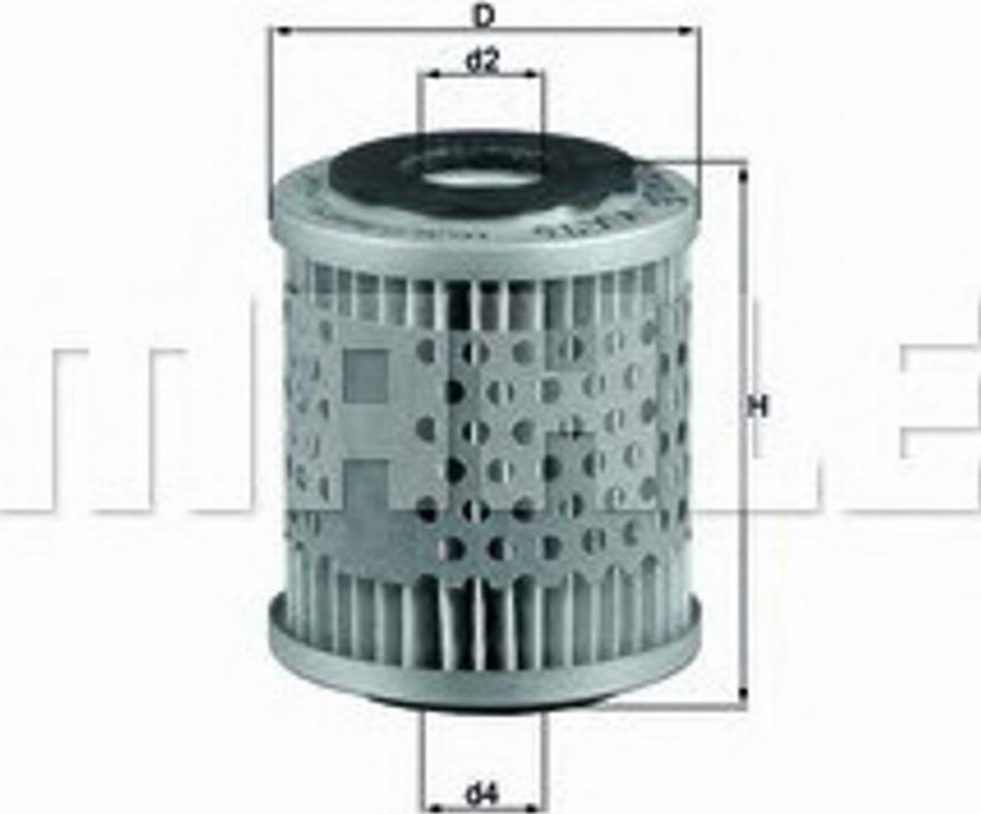 KNECHT KX 76D - Fuel filter autospares.lv