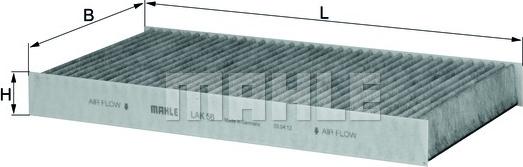 KNECHT LAK 56 - Filter, interior air autospares.lv