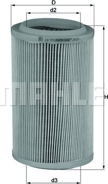 KNECHT LX 915 - Air Filter, engine autospares.lv