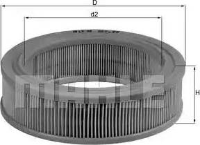 KNECHT LX 48 - Air Filter, engine autospares.lv