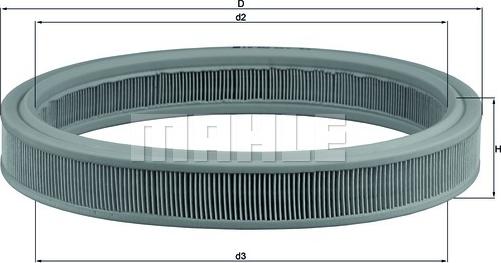 KNECHT LX 332 - Air Filter, engine autospares.lv