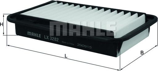 KNECHT LX 3282 - Air Filter, engine autospares.lv