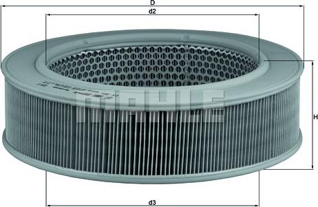KNECHT LX 264 - Air Filter, engine autospares.lv