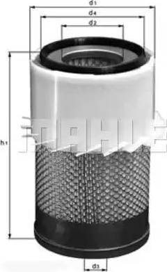 KNECHT LX 21 - Air Filter, engine autospares.lv