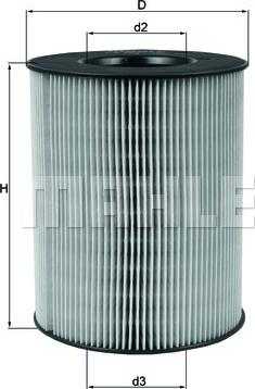 KNECHT LX 794 - Air Filter, engine autospares.lv