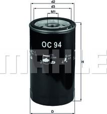KNECHT OC 94 - Oil Filter autospares.lv