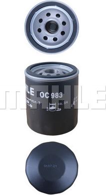 KNECHT OC 983 - Oil Filter autospares.lv