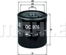 KNECHT OC 976 - Oil Filter autospares.lv
