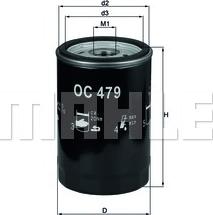 KNECHT OC 479 - Oil Filter autospares.lv
